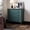 Green, variant on ZOSQUARE 3 Drawer Dresser Set of 2, Dresser for Bedroom, 32 inch Wide Chest of Drawers with Metal Ring Pulls,Large Nightstand for Kids Adults Bedroom