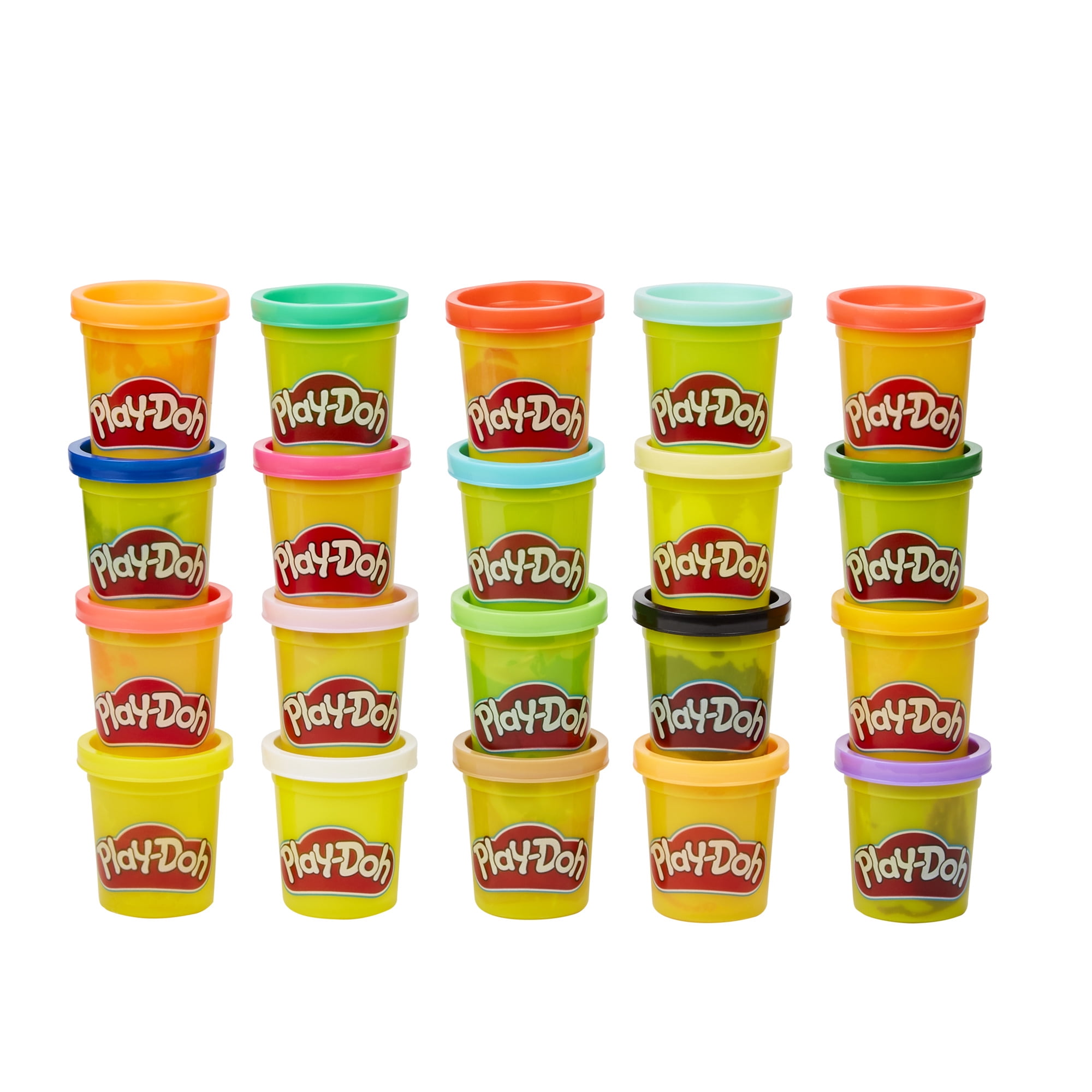 Play-Doh Bucket of Fun 20-Color Modeling Compound Set with 14 Tools & Storage Bucket, Classroom Supplies, Kids Ages 3+