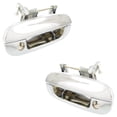 thumbnail image 3 of Front Left Driver and Right Passenger Exterior Door Handle Compatible with 2002-2009 Chevrolet Trailblazer GMC Envoy Chrome With Key Hole 15291305-PFM 15291303-PFM Base Denali, 3 of 5