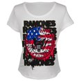 thumbnail image 1 of Ramones - T-Shirt Col Rond Juniors Drapeau Américain, 1 of 1
