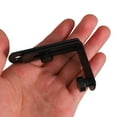 thumbnail image 4 of MLINS 1 Set Heavy Duty Barn Door Latch Black Carbon Steel Secure Lock for Door 6.5 Inch, 4 of 7