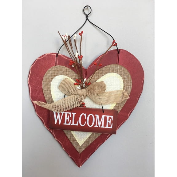 Valentine Heart Welcome Sign
