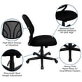 thumbnail image 6 of Flash Furniture Y-GO Office Chair™ Mid-Back Black Mesh Swivel Task Office Chair, 6 of 13