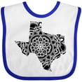 thumbnail image 3 of Inktastic Texas Silhouette Mandala Boys or Girls Baby Bib, 3 of 4