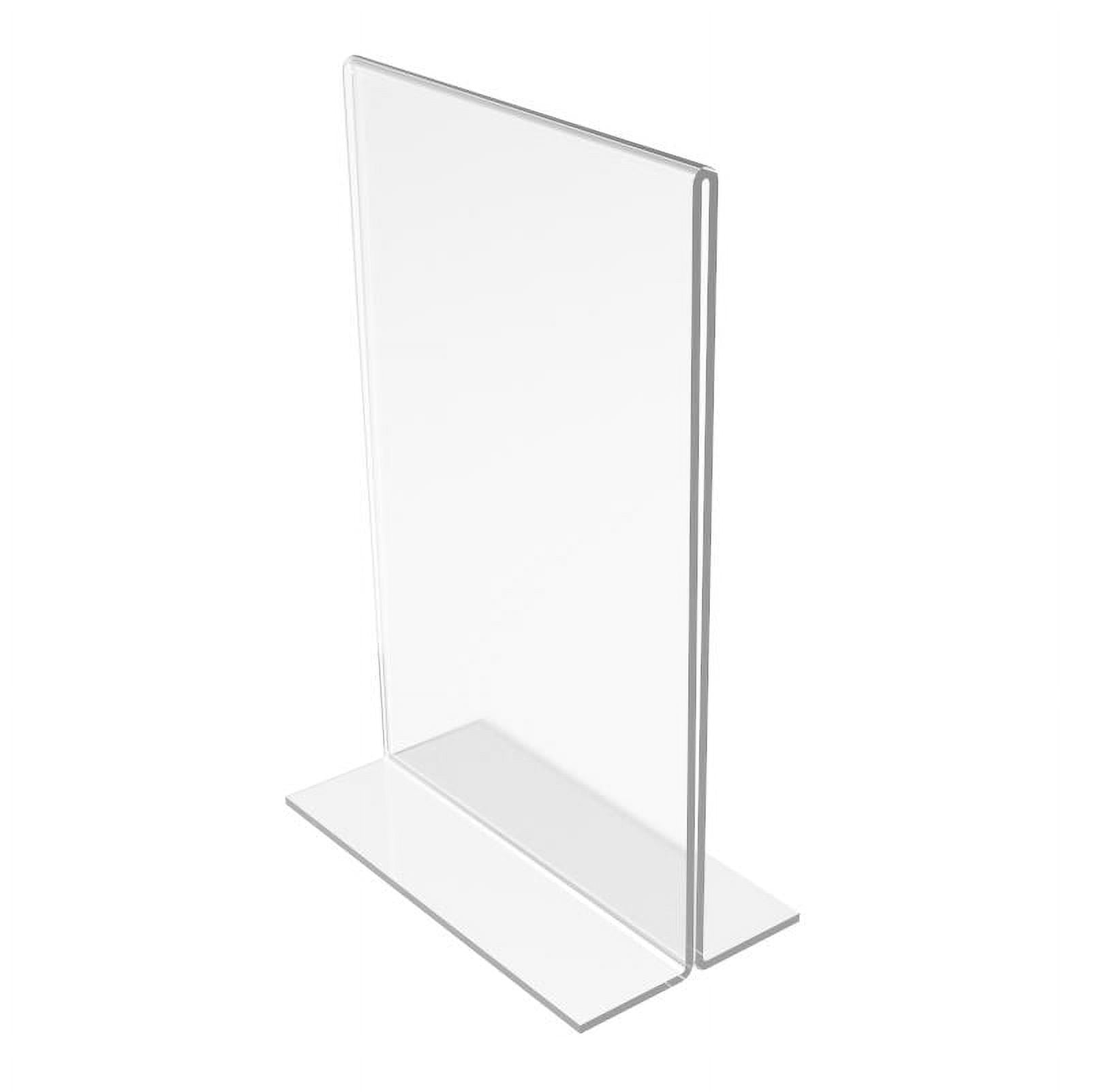  Operitacx 2pcs Paper Display Stand Sign Stands for Display Sign  Holder Document Stand Document Holder Clear Display Stand Picture Holder  Display Stands Poster Holder White Acrylic Bracket A5 : Office Products