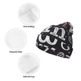 thumbnail image 3 of Pofeuu In Pizza We Crust Art Print Beanie Hat for Men Women Knit Winter Hat Warm Cuffed Skull Beanie Slouchy Soft Unisex, 3 of 6