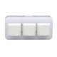 thumbnail image 4 of Mini teclado USB de 3 teclas con retroiluminación LED RGB compatible con intercambio en caliente OSU HID teclado de programación macro para Windows para OS X para Linux blanco, 4 of 5