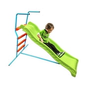 Pure Fun 6-Foot Wavy Kids Slide, Indoor or Outdoor, 100lb Weight Limit, Ages 3 to 7