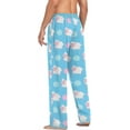 thumbnail image 6 of Floral Flamingo Pajama Pants Mens Lounge Pants Casual Men Pajama Bottoms with Pockets Drawstring, 6 of 7