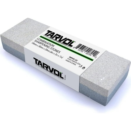 

Combination Knife/Tool Sharpening Stone (2 Sided - Ultra Fine & Medium Grit) - Rectangle Sanding Stone Block