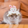 thumbnail image 5 of Viflosae Cat Hat Dog Hats for Small Dogs Easter Bunny Ear Pet Knit Hat for Easter Photos Handmade Soft Yarn Puppy Pussy Holiday Hat Adjustable Cute Pet Accessories for Small Medium Pet, 5 of 7