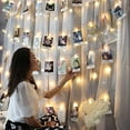thumbnail image 3 of Casewin Photo Clip String Light with Timer Remote 40 LED Clips | Photo String Lights with Clips ，Twinkle Dorm Wall Decor for Girls Bedroom，Teenage Girl Room Decor for Photo Wall Decoration, 3 of 6