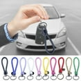 thumbnail image 2 of Mightlink Car Handcrafted Braided Keychain Zinc Alloy Key Ring Women Bag Pendant Key Chain Fashion Accessories, 2 of 7