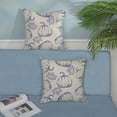 thumbnail image 5 of Fall Pillow Covers 20x20 Navy Blue Pumpkin Decor Throw Pillows Case for Couch Maple Leaves Autumn Harvest Thanksgiving Farmhouse Indoor Outdoor Decorative Cushion Cases for Sofa Bed Set of 2, 5 of 6