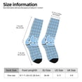 thumbnail image 2 of Silaia Bluey Print Adult Socks, Athletic Socks, Mens and Womens Crew Cushion Socks,Work Athletic Running Socks,Casual Breathable Socks, 2 of 6