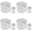 White, variant on YEOLEH Led Fairy Lights Battery Operated String Lights Silver Wire, Total 160FT 480 LED Battery Lights IP65 Waterproof for Xmas Patio Outdoor Room Decor,Warm White,4 Pack