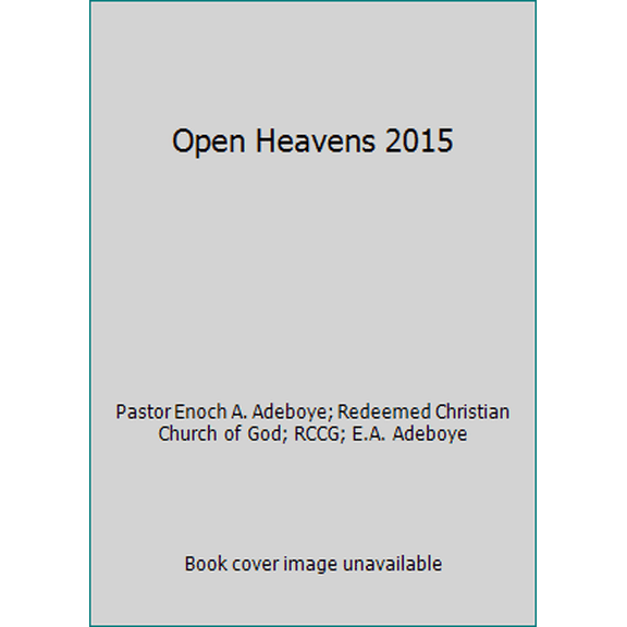 Pre-Owned Open Heavens 2015 (Paperback) 9783607944 9789783607941