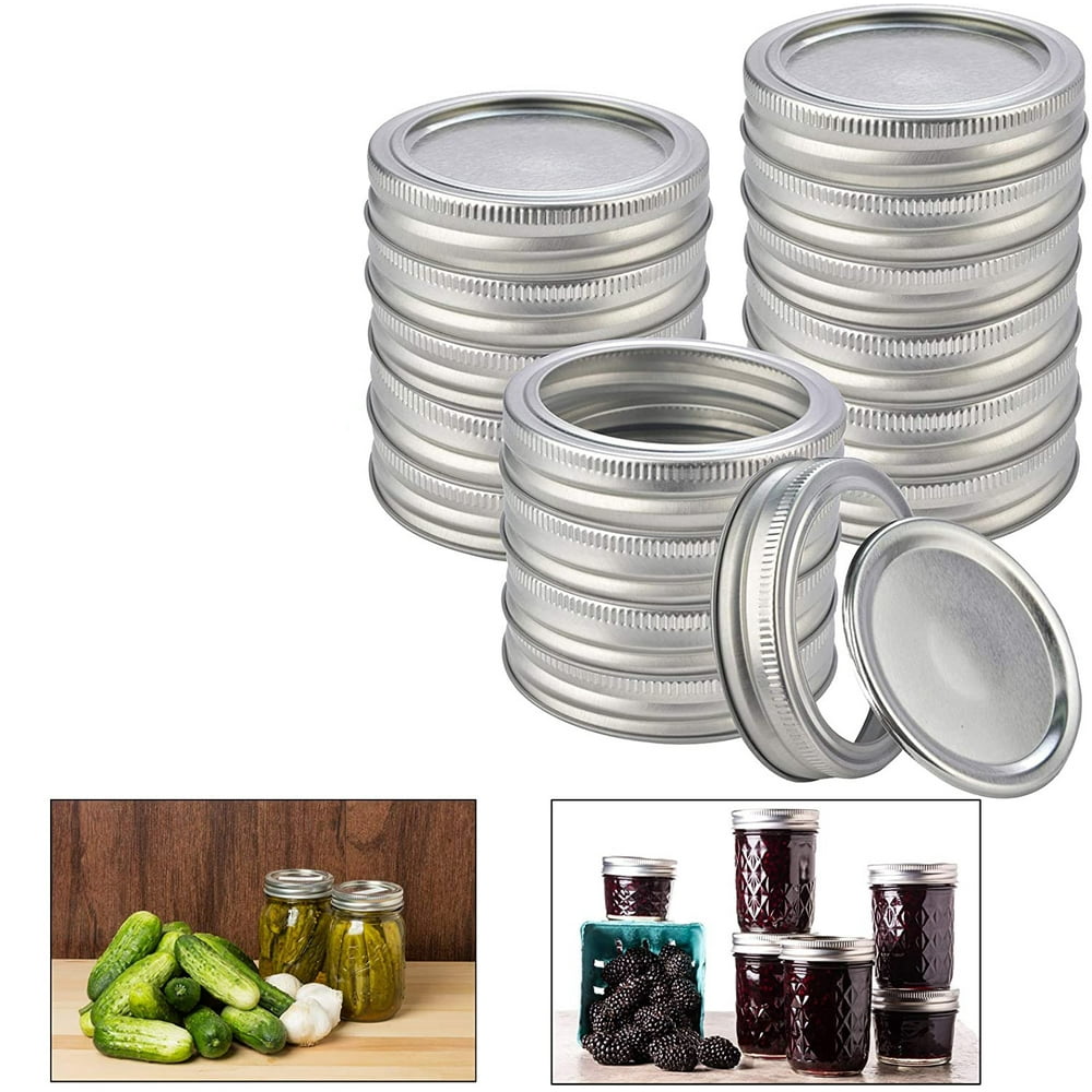 Mouth Mason Jar Replacement Rings, 70mm/86mm Silver/Golden/Rose Gold