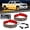 Amber, variant on Nilight 2PCS 70 Inch Running Board LED Light Strip with Controller, 864 LED Red White Flexible Side Light Strip, Waterproof Exterior Lighting for Trucks, Pickups, SUVs, Vans, Trailers
