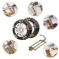 thumbnail image 3 of Cadenas antideslizantes para neumáticos, cadenas para nieve para automóviles, cadenas para nieve para automóviles, cadenas para nieve para neumáticos, diseño exquisito, 3 of 9