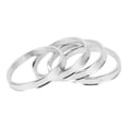 thumbnail image 1 of Anillos Centradores de Buje Unique Bargains, 65.1mm ID a 73.1mm OD, Anillos de Buje de Aleación de Aluminio para Ruedas de Vehículo, 4 Pcs, 1 of 6
