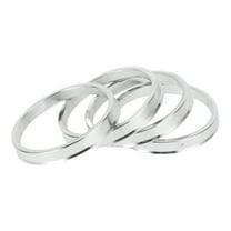 Unique Bargains Hub Centric Rings, 65.1mm ID to 73.1mm OD Vehicle Wheel Hubrings Aluminum Alloy, 4 Pcs