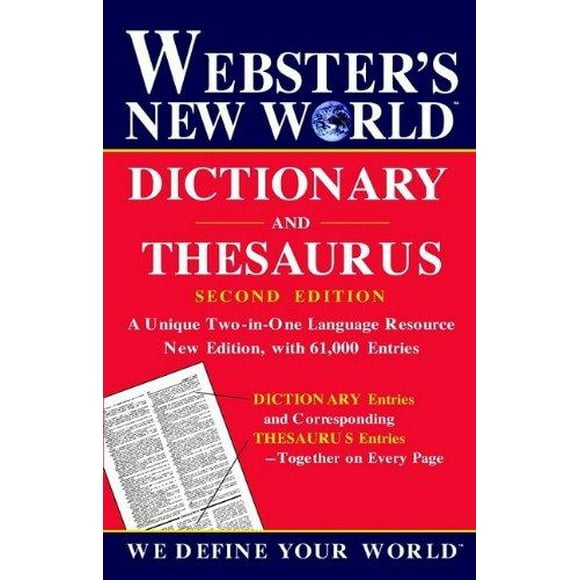 Webster's New World Dictionary and Thesaurus