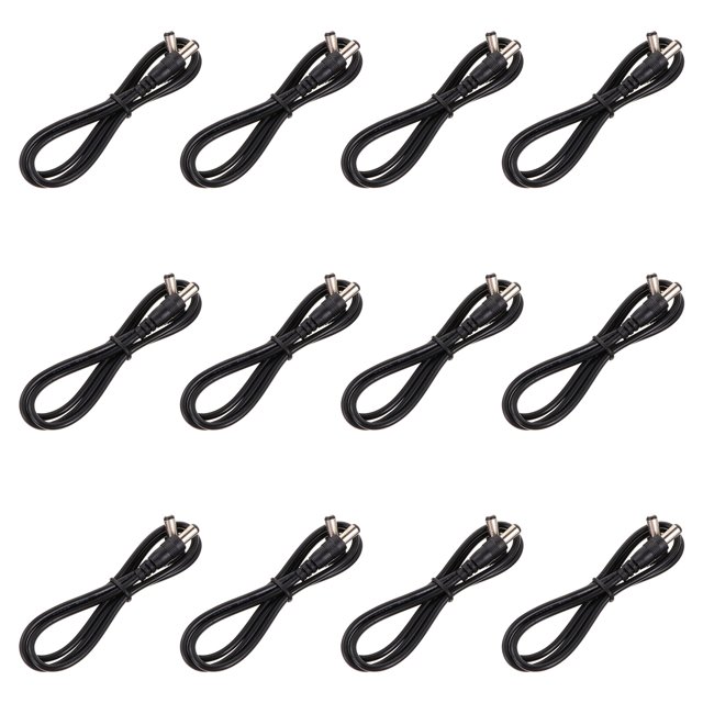 SHISUYAN 12pcs Guitar Pedal Power Cable Instrument Parts Electric Guitar Power Cord