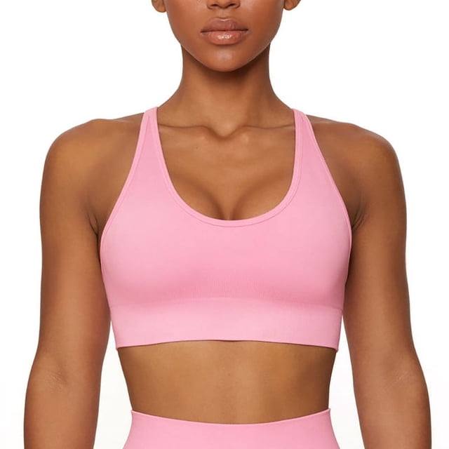 Conjunto de fitness de punto para correr, sujetador deportivo, pantalones de yoga de cintura alta, conjunto de yoga sin costuras