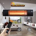 Dr Infrared Heater DR-238 Indoor Outdoor Patio Heater with Remote, 1500W - image 2 of 5