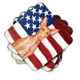 thumbnail image 2 of Pharaoh Hound Patriotic Foam Coaster Set of 4, 2 of 3