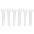 thumbnail image 1 of 6Pcs Plastic Bridge Pin Acoustic Guitar Pegs Replacement Stringed Instrument Accessories, 1 of 14