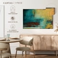 thumbnail image 5 of Elephant Stock Distant Limit Wall Art - Horizontal Canvas Wall Art - Living Room Wall Decor - Abstract Canvas - Turquoise And Teal Decor By Erin Ashley - 12" x 8", 5 of 8