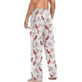 thumbnail image 5 of Top-kevin Bird Print Men's Pajama Pants Cartoon Dinosaur Pjs Bottoms with Pockets Sleep Lounge Pants for Men, 5 of 13