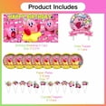thumbnail image 4 of Kirby Star Party Supplies Birthday Decorations Plates Banner Kids Cake Toppers Set Decor, 4 of 8