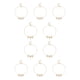 thumbnail image 3 of Sonducket Tobillera con cuentas en forma de estrella, regalos del día de San Valentín, de tobillo para mujer, oro Type1 NO1 Sonducket CBP252818, 3 of 5