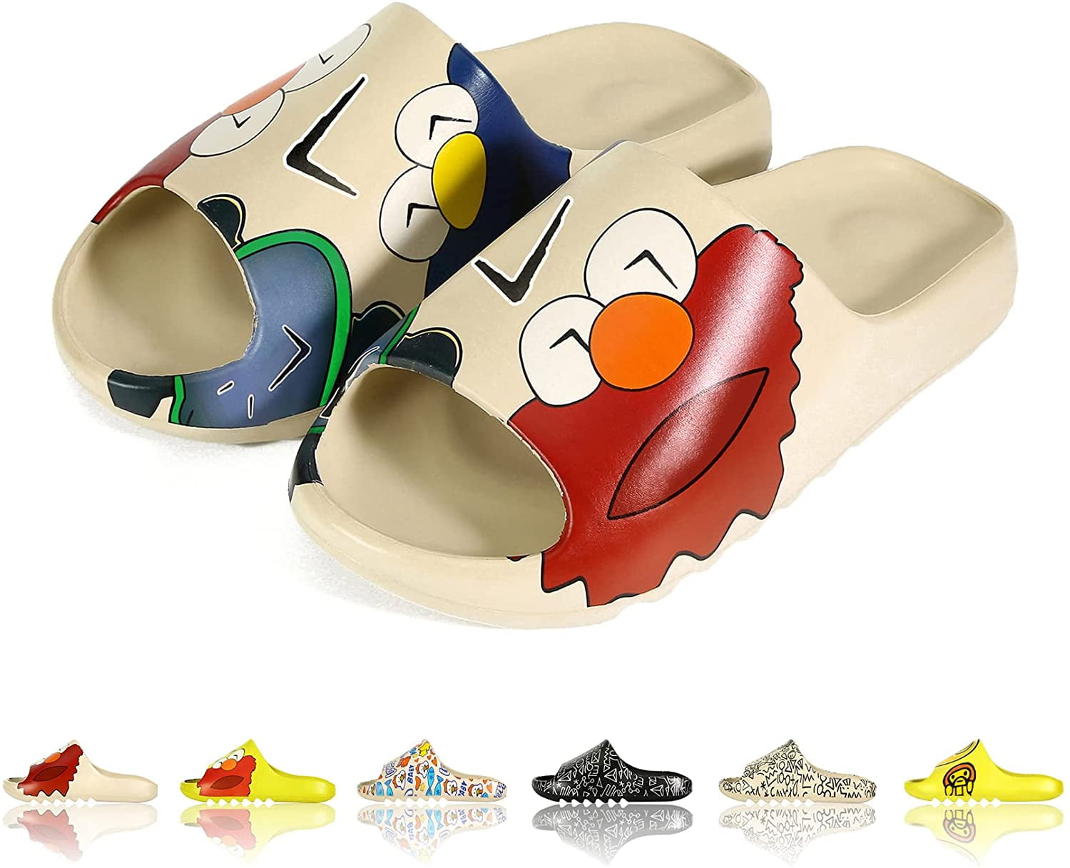 Yeezy slides sesame street sales