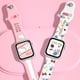 thumbnail image 4 of Correa de silicona de Hello Kitty para Apple Watch, pulsera bonita de repuesto de dibujos animados para Iwatch 3, 4, 5, 6, 38, 40, 42, 44, 4 of 4