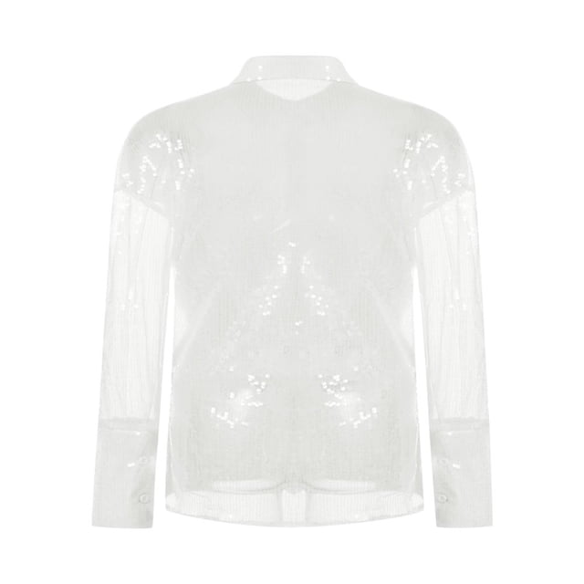 Chemises à Col V à Manches Longues Cardigan Casual