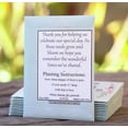thumbnail image 3 of Pre-Filled Wildflower Seed Packet for Wedding Favor Baby Showers Bridal Shower - ''Love Laughter and Happily Ever After'' Party Favors for Guests - Plant Year-Round Seed Mix - Pack of 20, 3 of 7