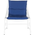 thumbnail image 6 of SAFAVIEH Outdoor Collection Berkane 4-Piece Outdoor Set White/Navy, 6 of 9