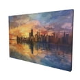 thumbnail image 3 of 16x24 inch Canvas Frameless Picture Wall Art Twilight City,Man Cave,Study,Yard,Cafes,Bar Wall Decor Poster Prints,Modern Art Twilight City Oil Painting&nbsp;Wall Art,For Landscape Enthusiasts Gift, 3 of 6