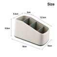 thumbnail image 4 of little home Remote Control Holder 4 Slot Desktop Storage Box Tv Remote Control Phone Trapezoidal Basket Stationery Organizer Case Home Hotel, 4 of 9