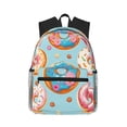 thumbnail image 1 of Fotbe Colorful Donut Mochila Ligera Casual para Laptop para Hombres y Mujeres, Mochila Impermeable de Uso Diario, Mochila para Universidad, 1 of 6
