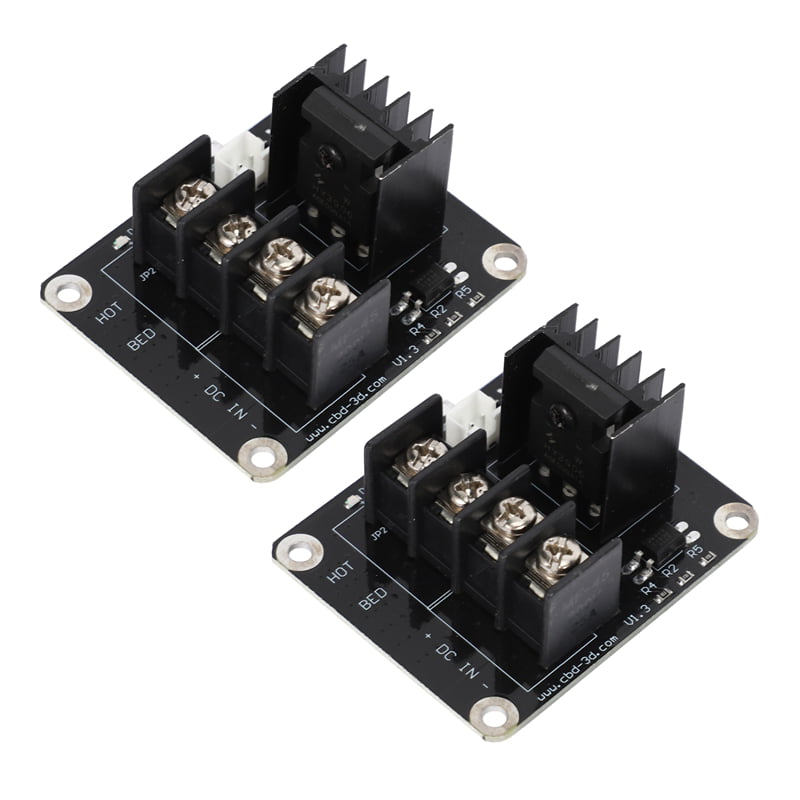 timeren kurve and 2X 3D Printing Mosfet Heated Bed Expansion Power Module Mos Tube for Prusa  I3 Anet A8/A6 3D Printer Parts - Walmart.com