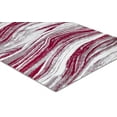 thumbnail image 2 of Marble Stripes Red 5 ft. x 7 ft. Area Rug, 2 of 4