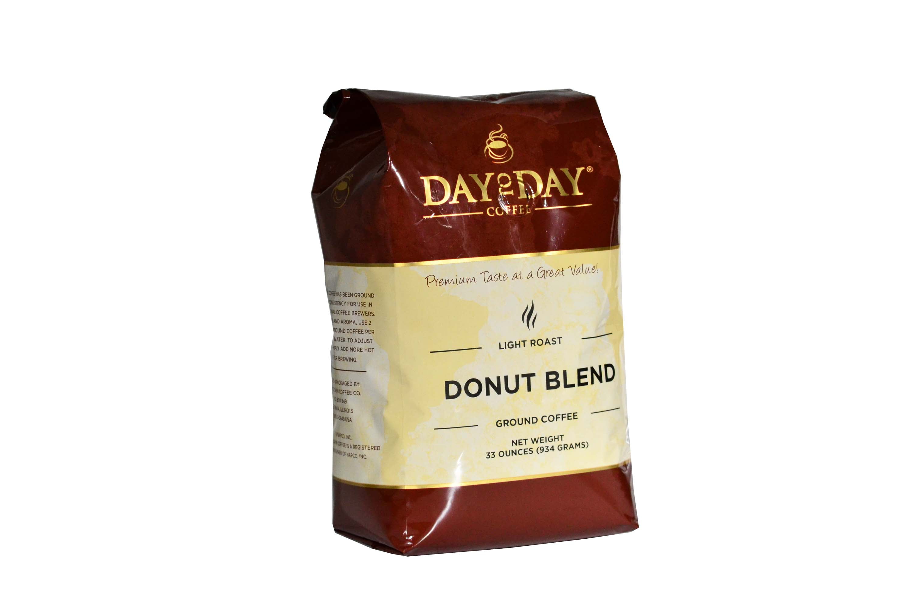 Day to Day Donut Blend Ground Coffee 33oz Bag
