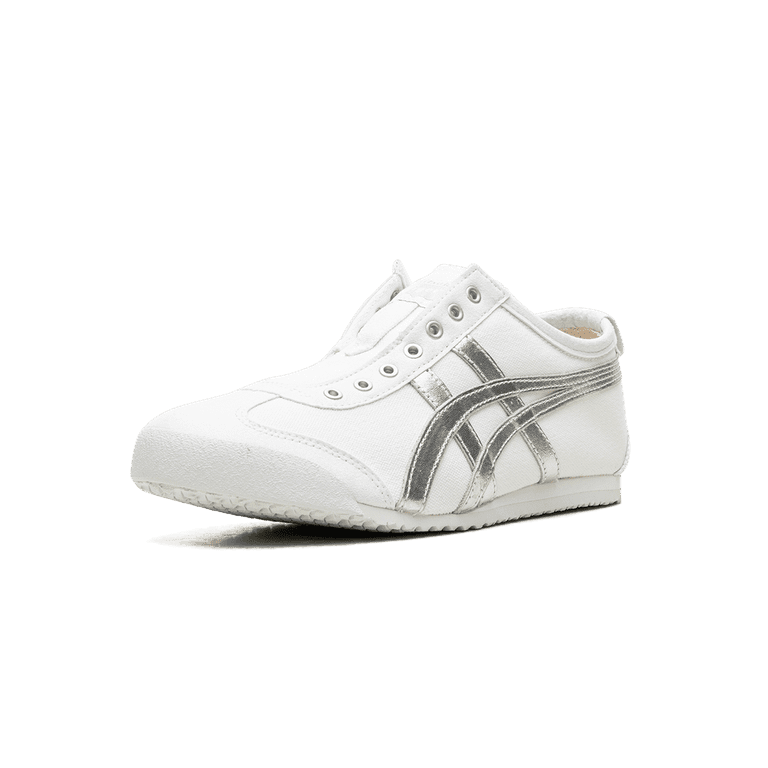 265.Onitsuka Tiger MEXICO 66 白×シルバー 24cm ONITSUKA TIGER MENS Mexico 66 Slip-On 