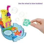 Polly Pocket Bubble Aquarium Playset, Mermaid Toy with 2 Micro Dolls & Water Play Accessories