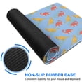 thumbnail image 6 of Long Mouse Pads for Desk,Blue Background Dinosaur Pattern Desk Mats on Top Of Desks, Desk Mouse Pad Extra Large with 3mm Non-Slip Base and Stitched Edge for Gaming,Office,Work,Home 35.4"x15.7", 6 of 6